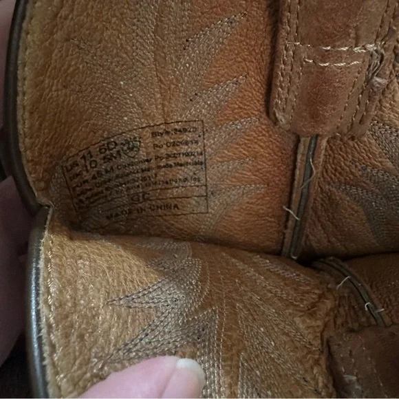 Ariat Heritage Stockman Western Boot Men's Round Toe Leather Boots Size 11.5 D - Picture 12 of 12